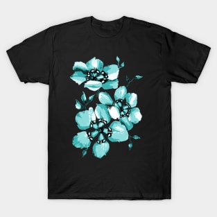 Watercolor Pastel Spring Flowers T-Shirt